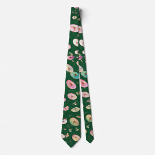 A 1000 Parasols Forest Green Neck Tie