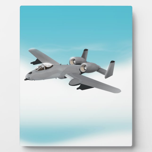 A-10 Bomber Aircraft Plaque (Front)