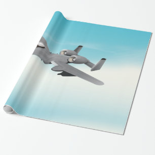 A-10 Bomber Aircraft Wrapping Paper