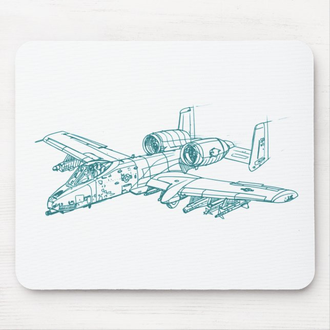 A-10 Thunderbolt 2 Mouse Pad (Front)