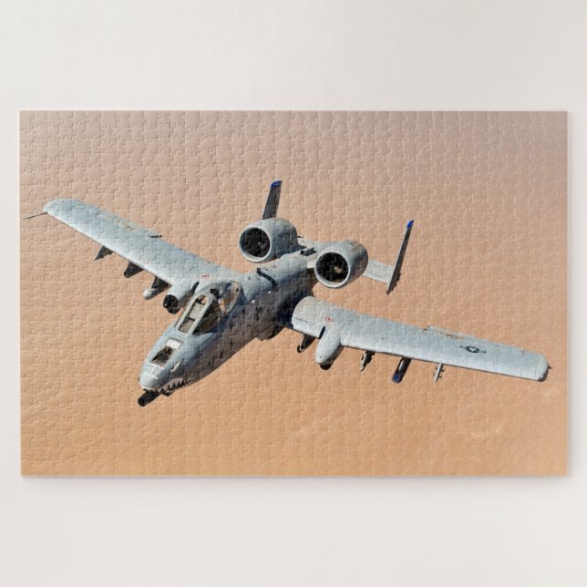 A-10 Thunderbolt II  74th Fighter Squadron Jigsaw Puzzle (Horizontal)
