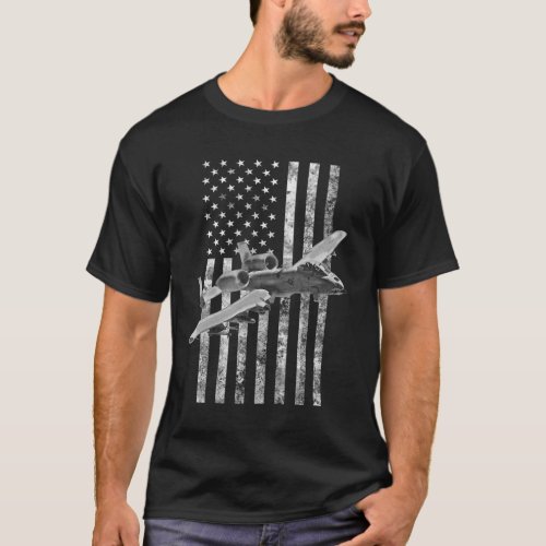 A_10 Thunderbolt II American Flag _ A_10 Warthog T T_Shirt