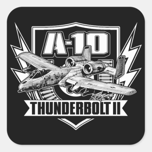 A_10 Thunderbolt II Classic Round Sticker Sticker