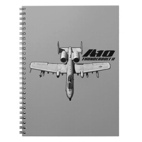 A_10 Thunderbolt II Notebook Spiral Photo Notebook