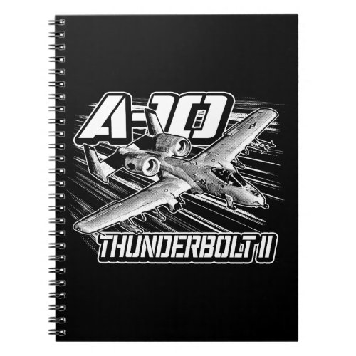 A_10 Thunderbolt II Notebook Spiral Photo Notebook