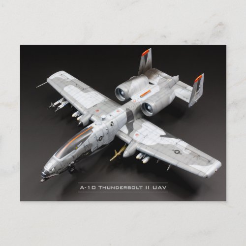 A_10 Thunderbolt II UAV Postcard