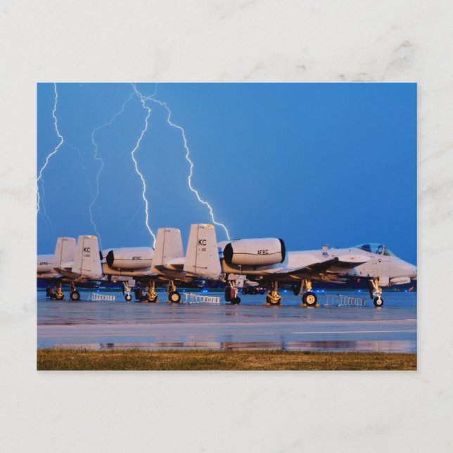 A-10 Thunderbolt II's Postcard (Front)
