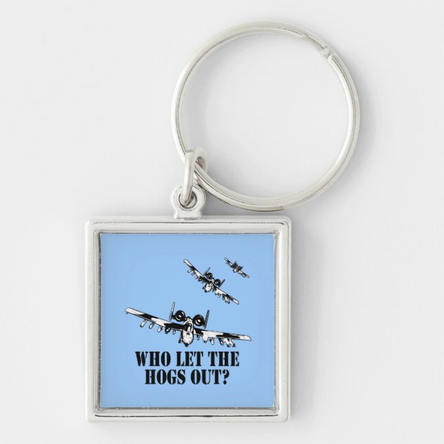 A-10 Warthog Keychain (Front)