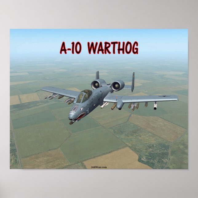 A-10 WARTHOG POSTER (Front)
