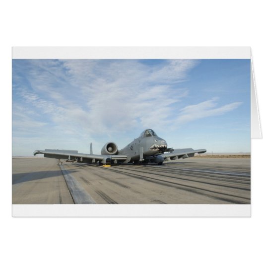 A-10 'wheels up' (Front Horizontal)