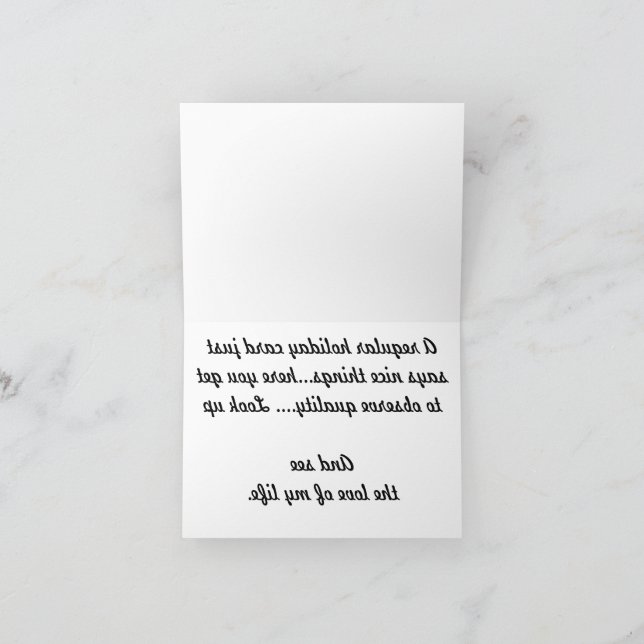 A 111 Mirror Card - You get to observe quality (Inside)