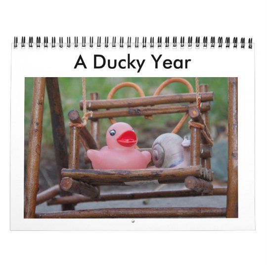 A 12 month Rubber Duck Calendar