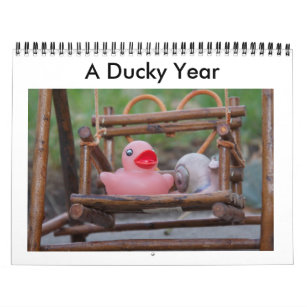 A 12 month Rubber Duck Calendar