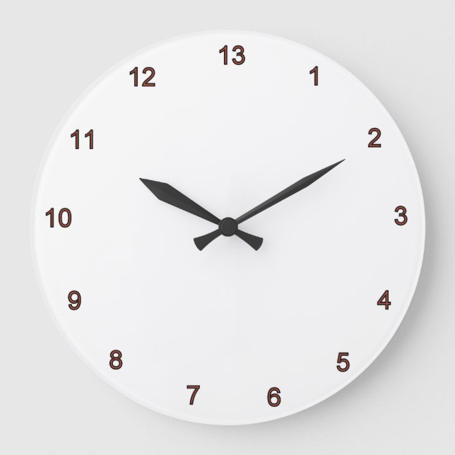 a 13 hour clock face (Front)