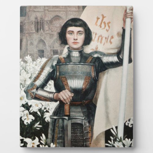 A 1903 Engraving of Joan Of Arc Plaque