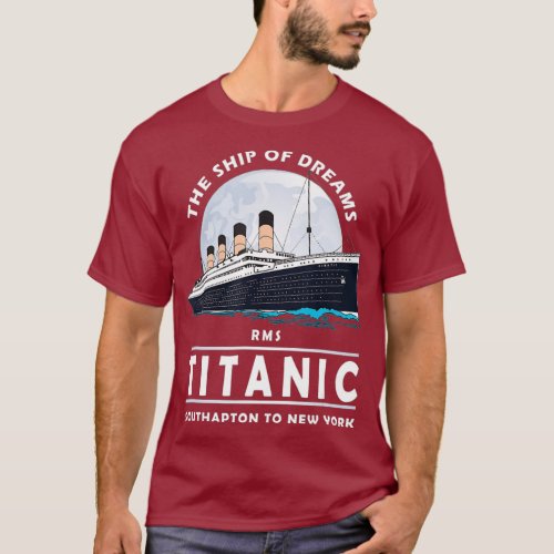 A 1912 Vintage Titanic Voyage Ship Cruise Gift T_Shirt