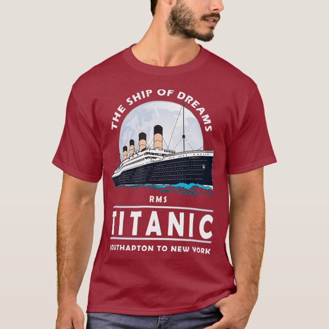 A 1912 Vintage Titanic Voyage Ship Cruise Gift T-Shirt (Front)