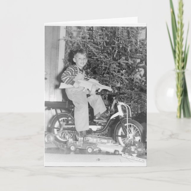 A 1950's Chrismas greeting Holiday Card (Front)