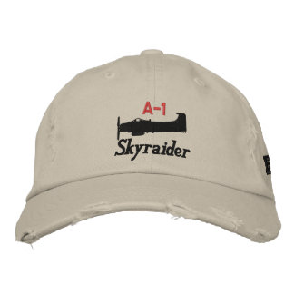 A-1 Skyraider (Light Color Only) Embroidered Baseball Cap