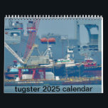 A 2025 calendar with dramatic tugboat photos.<br><div class="desc">These 14 images showcase a range of tugboats from across the United States</div>