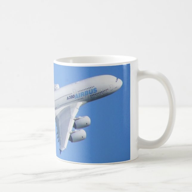 A-380 aircraft coffee mug (Right)