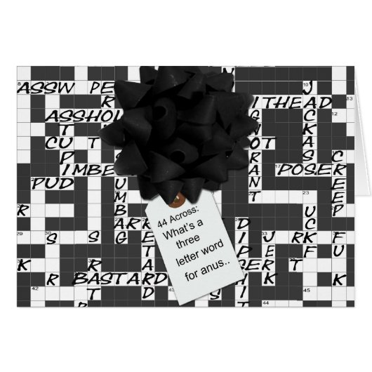 A 3 letter word... cards (Front Horizontal)
