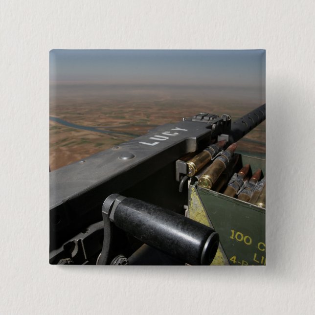 A 50 caliber machine gun button (Front)