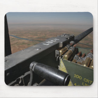 A 50 caliber machine gun mouse pad