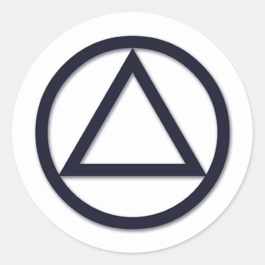 A.A. Symbol Sticker | Zazzle.com