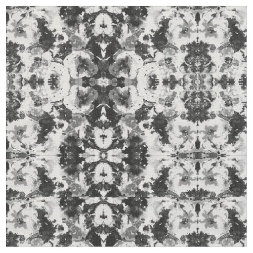 A abstract black white watercolor Pattern. Fabric