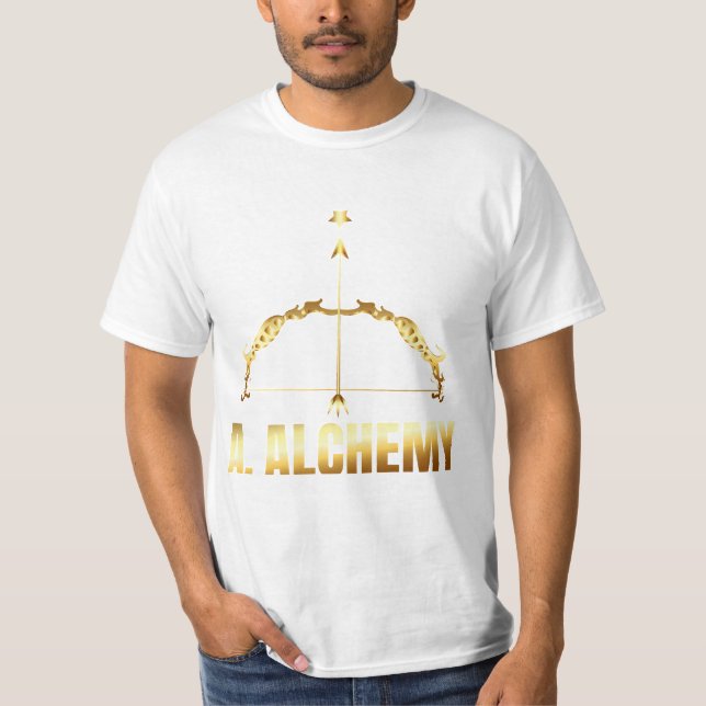 A. Alchemy Branded T-Shirt Medium Size  (Front)