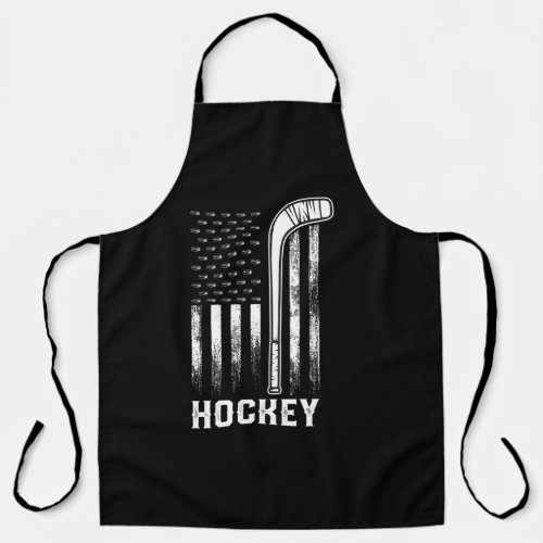 A american flag and a hockey apron