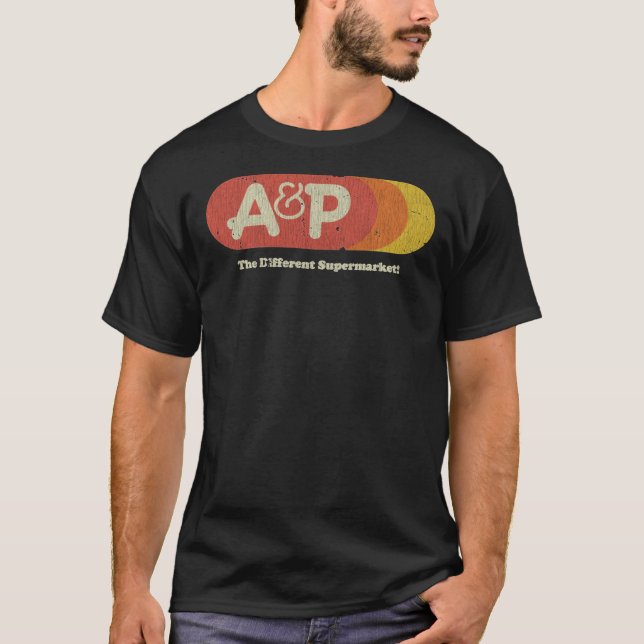 A&amp;P Supermarket 1976 Sunrise Vintage Essential T-Shirt (Front)