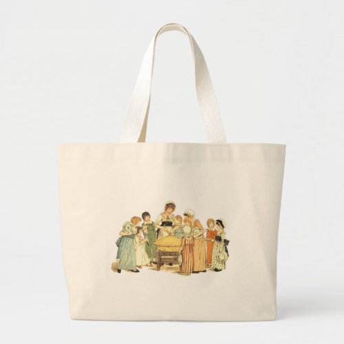 A Apple Pie Cut It Large Tote Bag