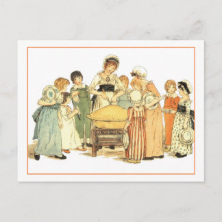 A Apple Pie: Cut It Postcard