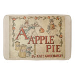 A Apple Pie vintage artwork Bath Mat