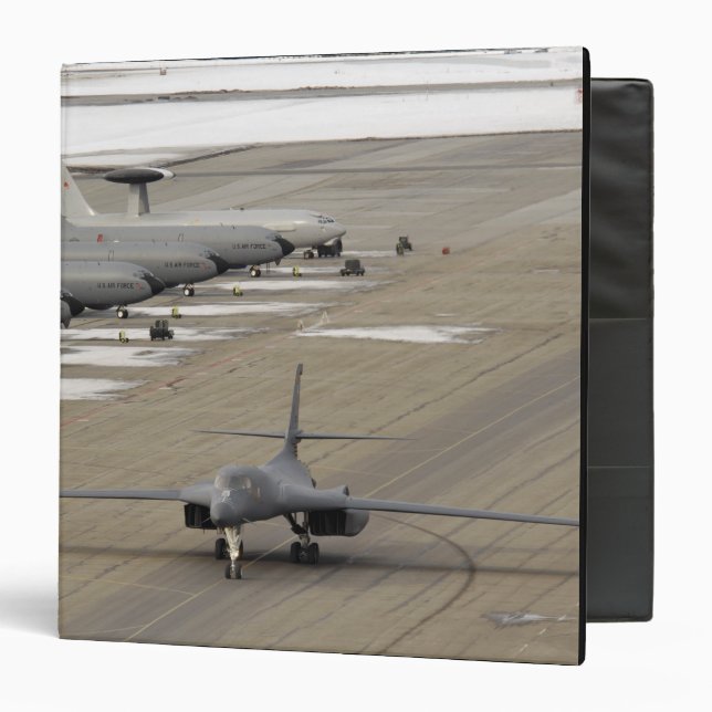 A B-1B Lancer arrives at Eielson Air Force Base Binder (Front/Inside)