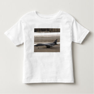 A B-1B Lancer performs a touch and go Toddler T-shirt