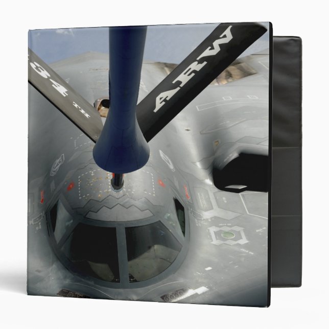 A B-2 Spirit aircraft getting in position 3 Ring Binder (Front/Inside)