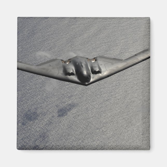 A B-2 Spirit flies over the Pacific Ocean Magnet (Front)