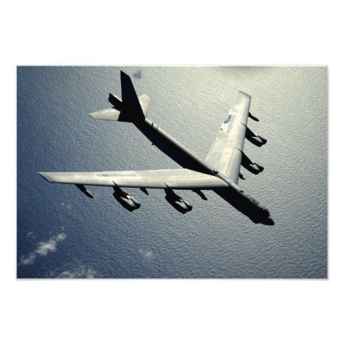 A B_52 Stratofortress in flight 2 Photo Print