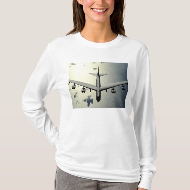 A B-52 Stratofortress in flight 2 T-Shirt (Front)