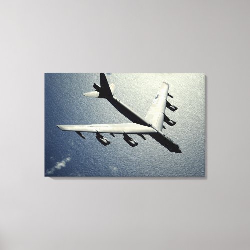 A B_52 Stratofortress in flight Canvas Print