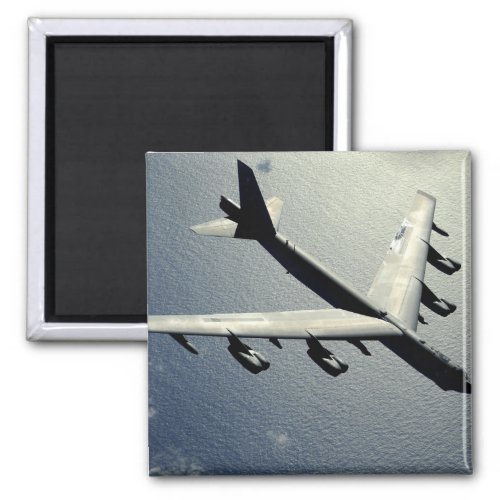 A B_52 Stratofortress in flight Magnet