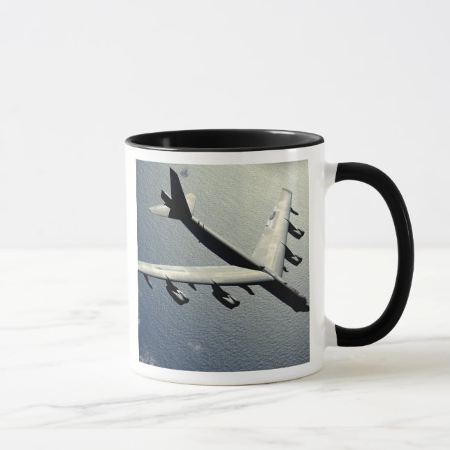 A B-52 Stratofortress in flight Mug (Right)