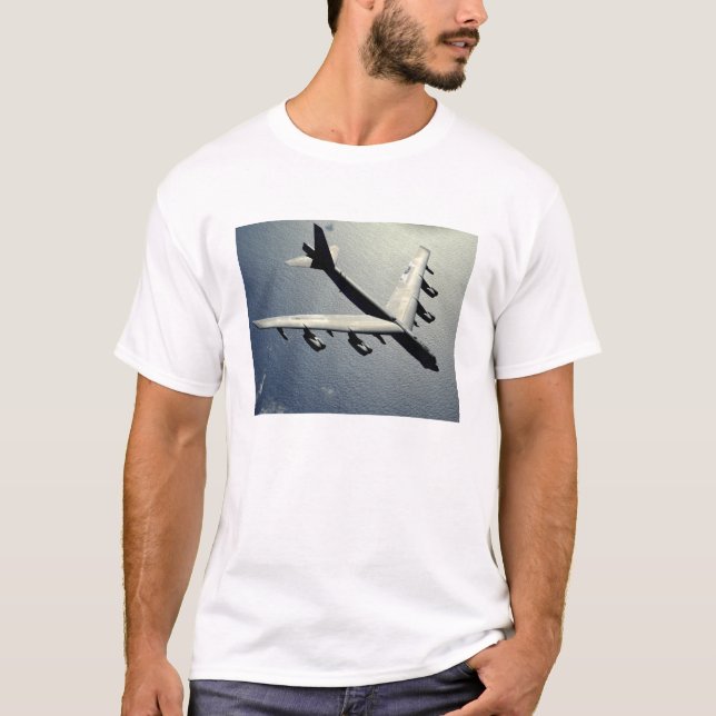 A B-52 Stratofortress in flight T-Shirt (Front)