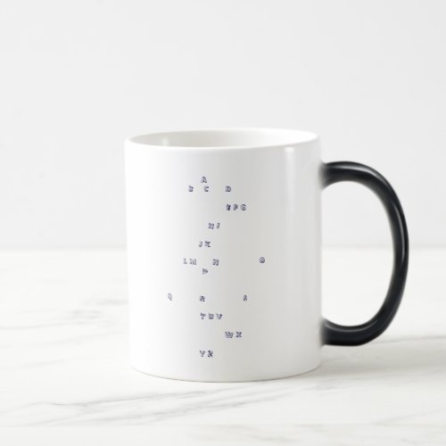 A     B    C      D                        E F  MAGIC MUG