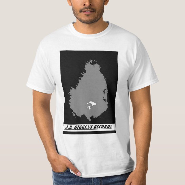 A.B. Giggens Records Transparent Logo T-Shirt (Front)