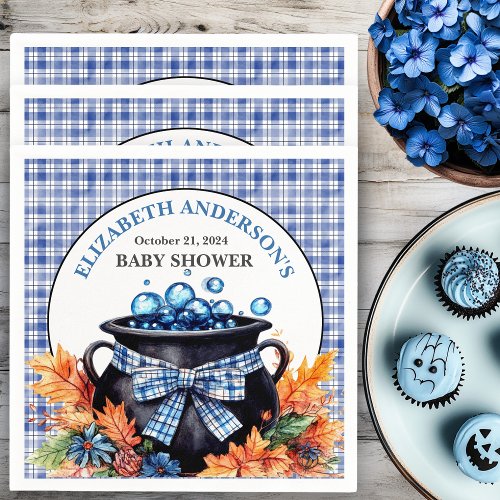 A Baby Boy Is Brewing Baby Shower Napkins