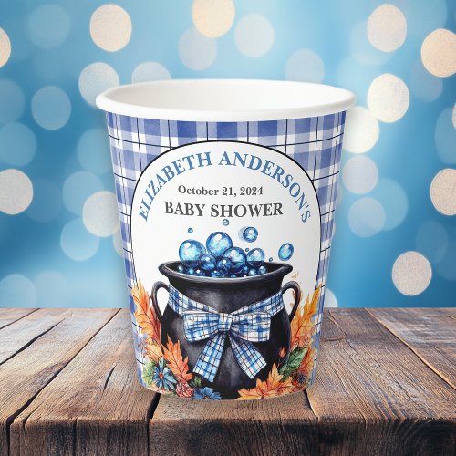 A Baby Boy Is Brewing Baby Shower Paper Cups